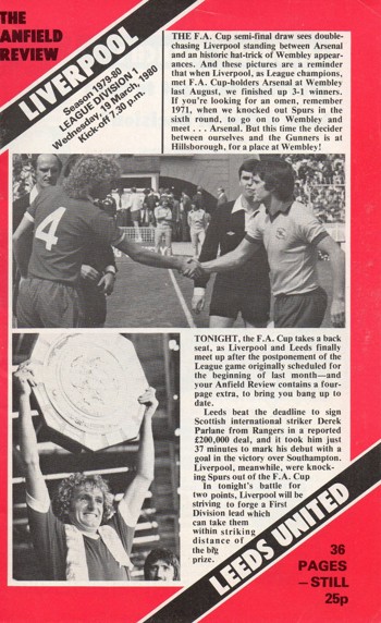 Match programme